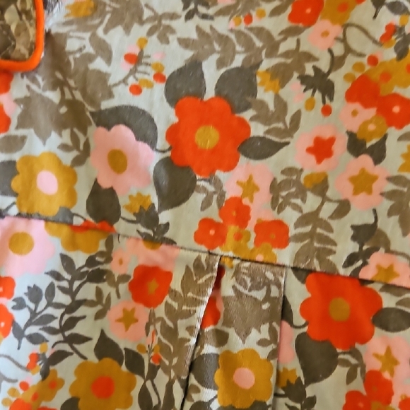 Floral Long Sleeve Kids Dress - Picture 3 of 3